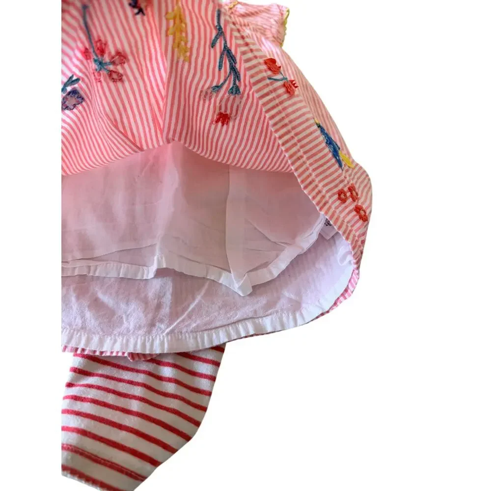 Baby Boden 'Pretty Appliqué' Top & Leggings Set
